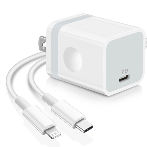 [Apple MFi Certified] iPhone 14 13 12 11 Fast Charger, 20W Apple Block Power Adapter USB C Wall Charger Plug with 6FT USB C to Lightning Cable Fast Charging for iPhone 14 13 12 Pro Max 11 XS XR, iPad